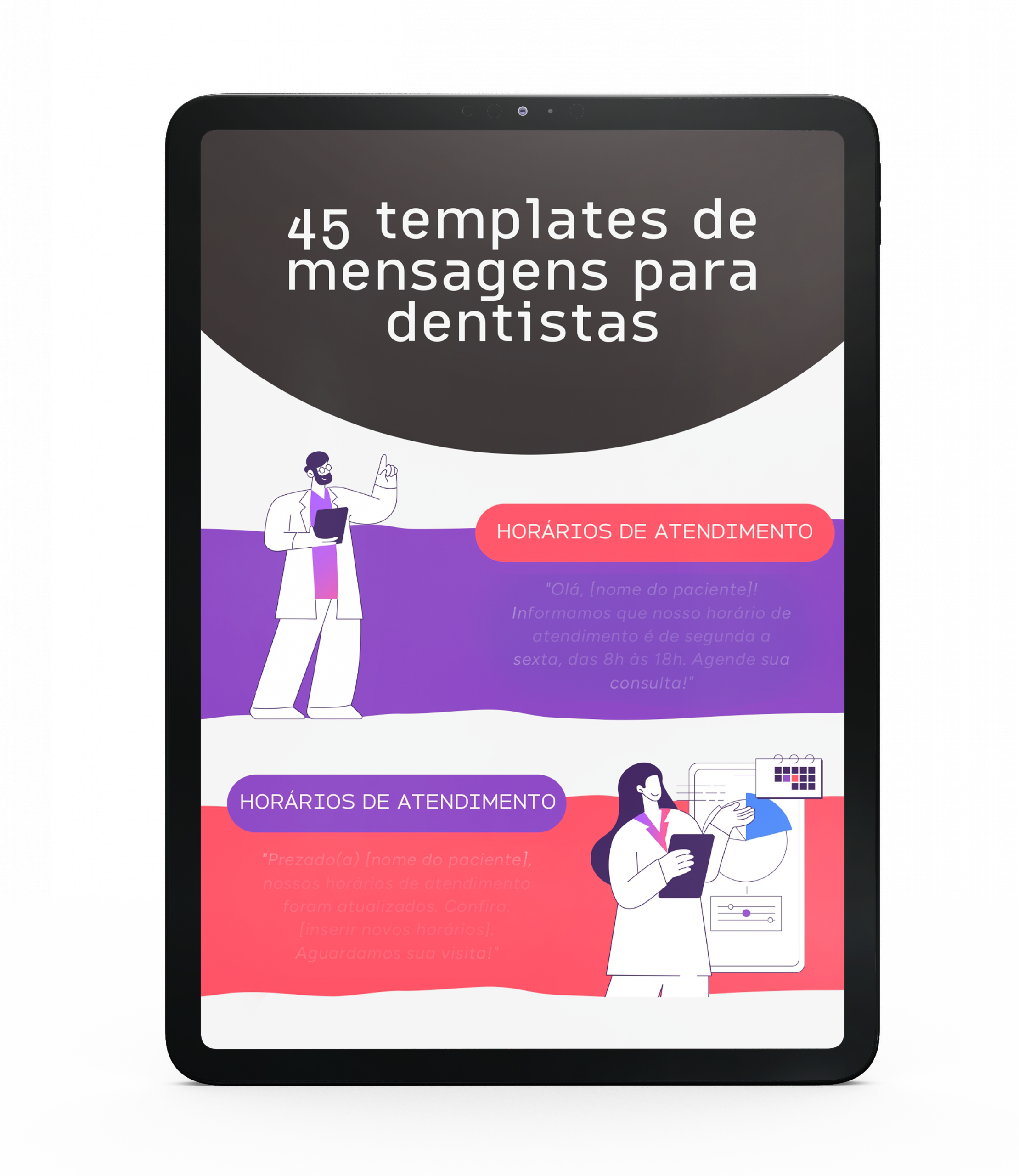 45 templates de mensagens para dentistas